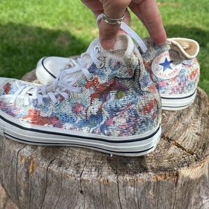 Converse All Star Floral Mesh High-Tops